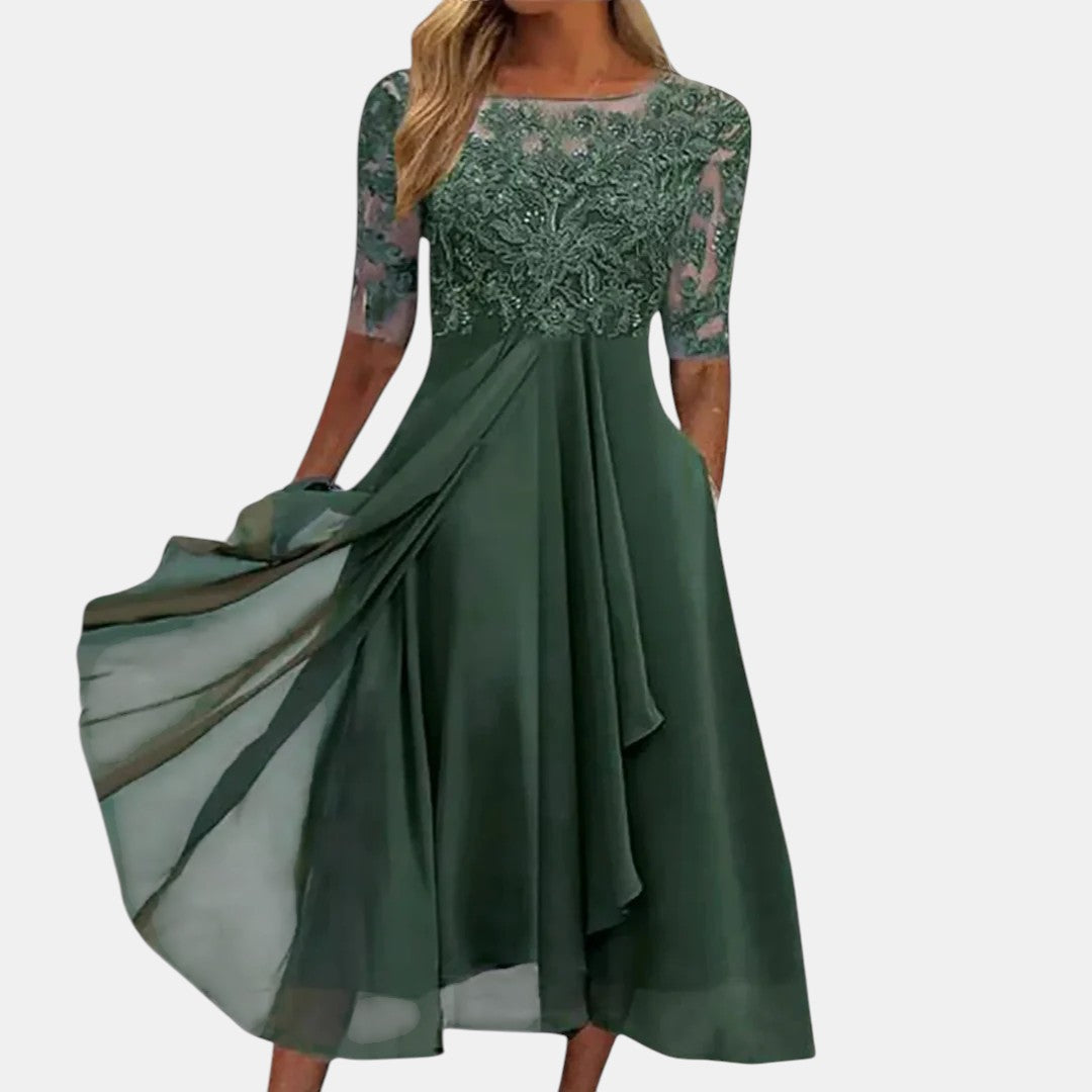 Rhonda | Elegant blondekjole