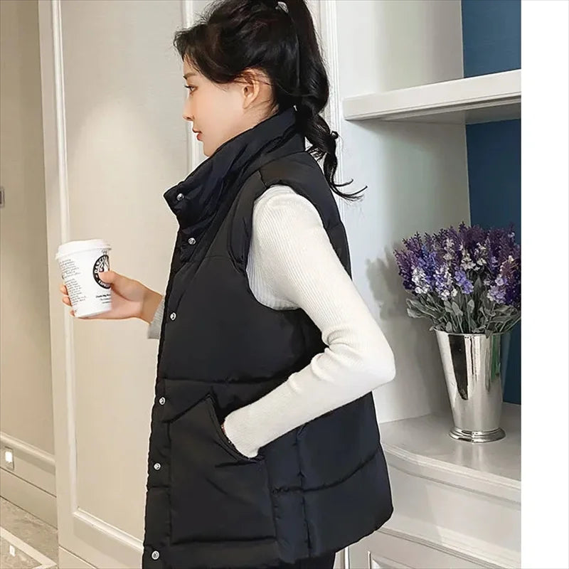 Morgane | Lang og varm bodywarmer til kvinder