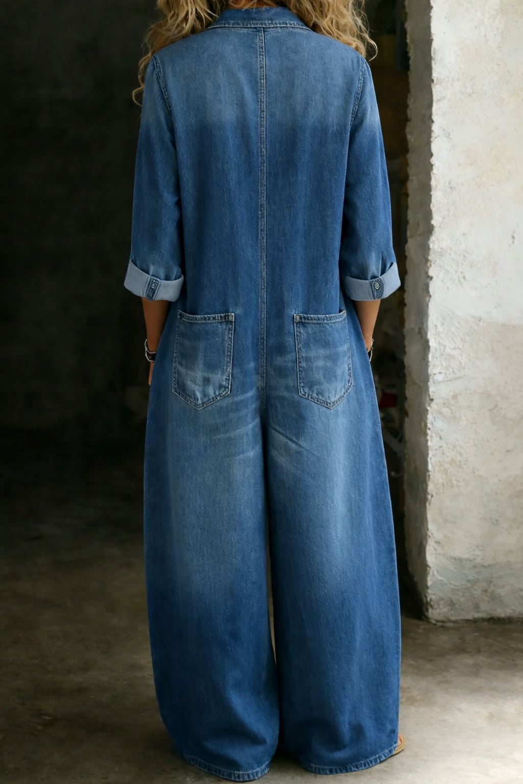 Denim Jumpsuit for Women | Casual One-Piece Outfit