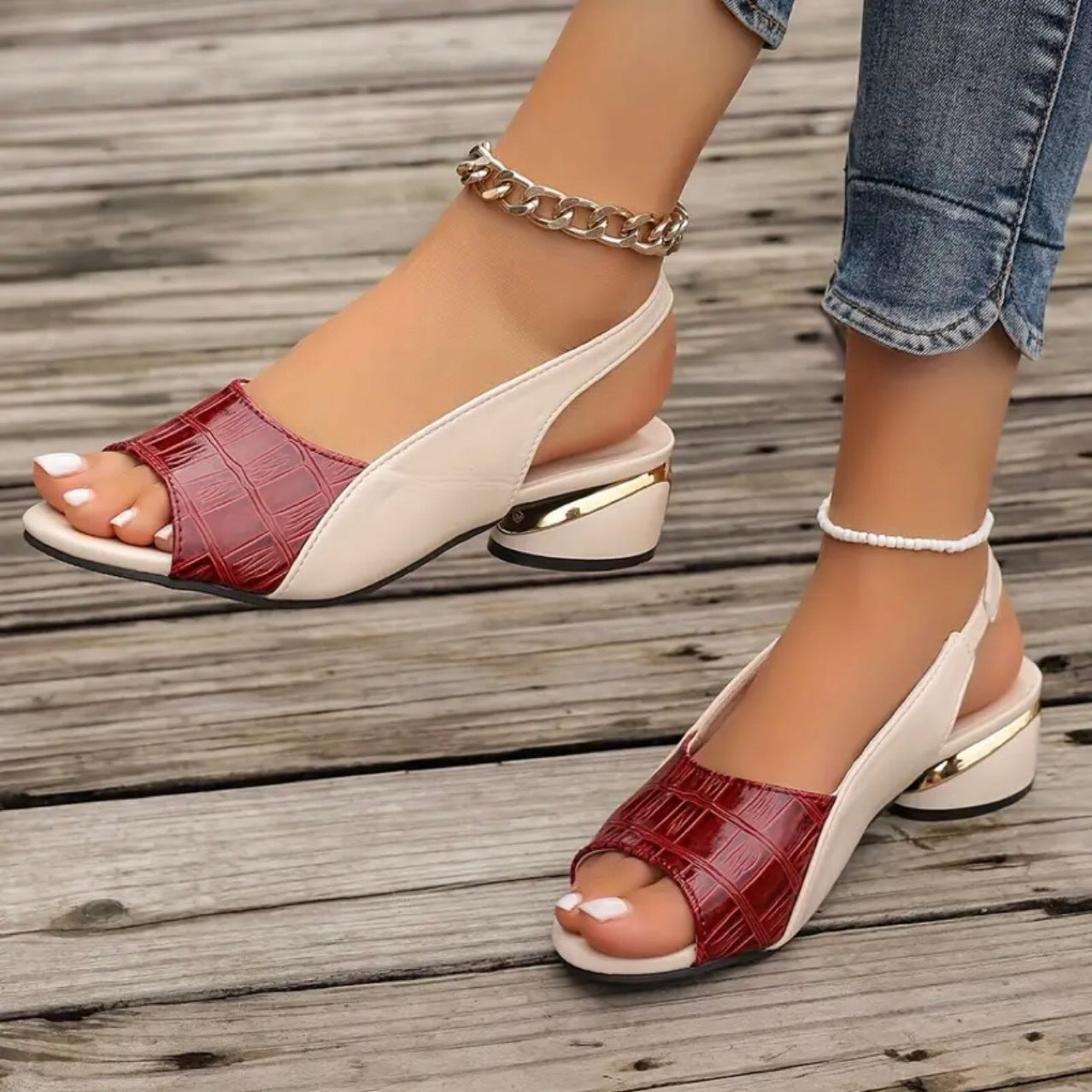 Florence | Elegante Sling Slip-Ons