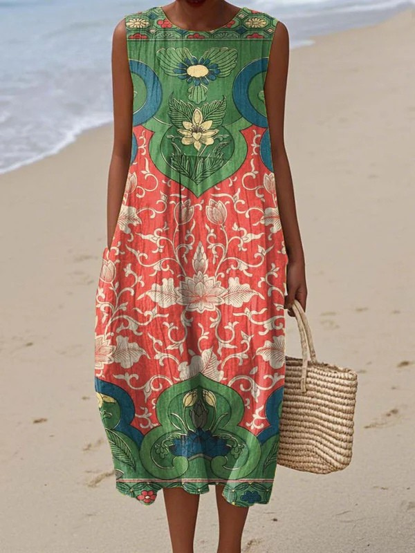 Iris | Vestido Midi Boêmio