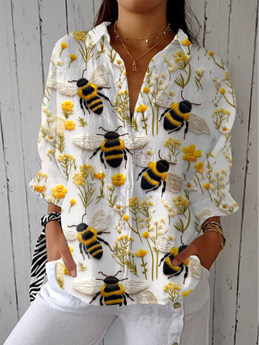 Fiorine | Golden Bee Bluse