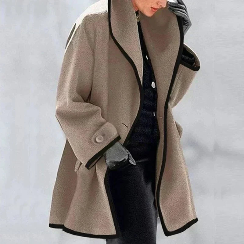 Agnessa | Trenchcoat i merinould