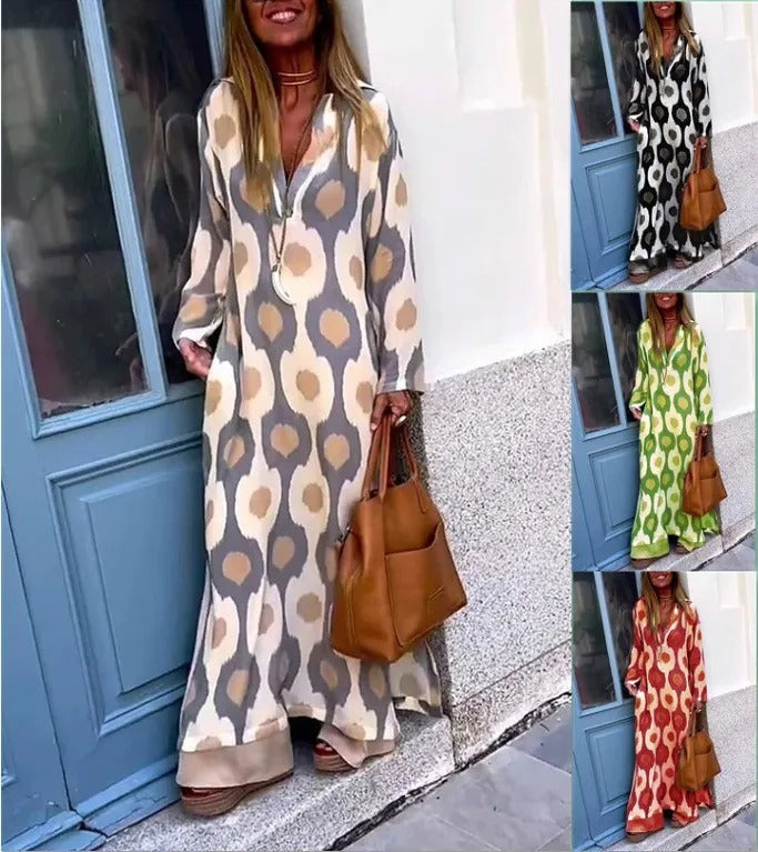 Mirella | Printed Maxi Dress