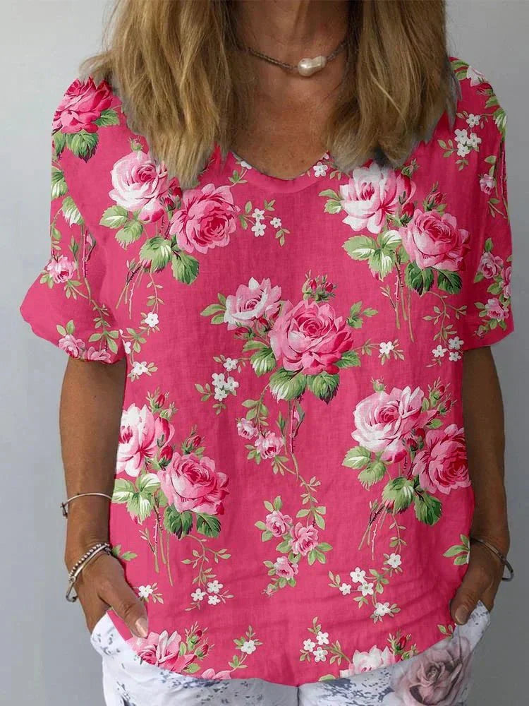 Lisa | Kunstnerisk blomsterbluse