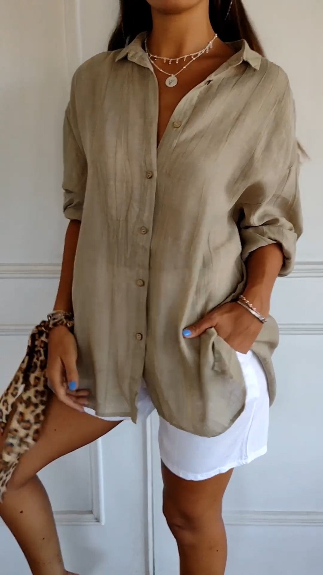 Sasha | Camisa Elegante com Estilo Plissado
