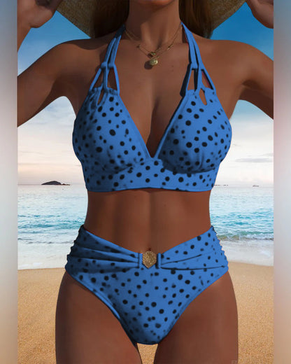 Melanie | Zweiteiliger sexy Bikini mit Polka-Dots