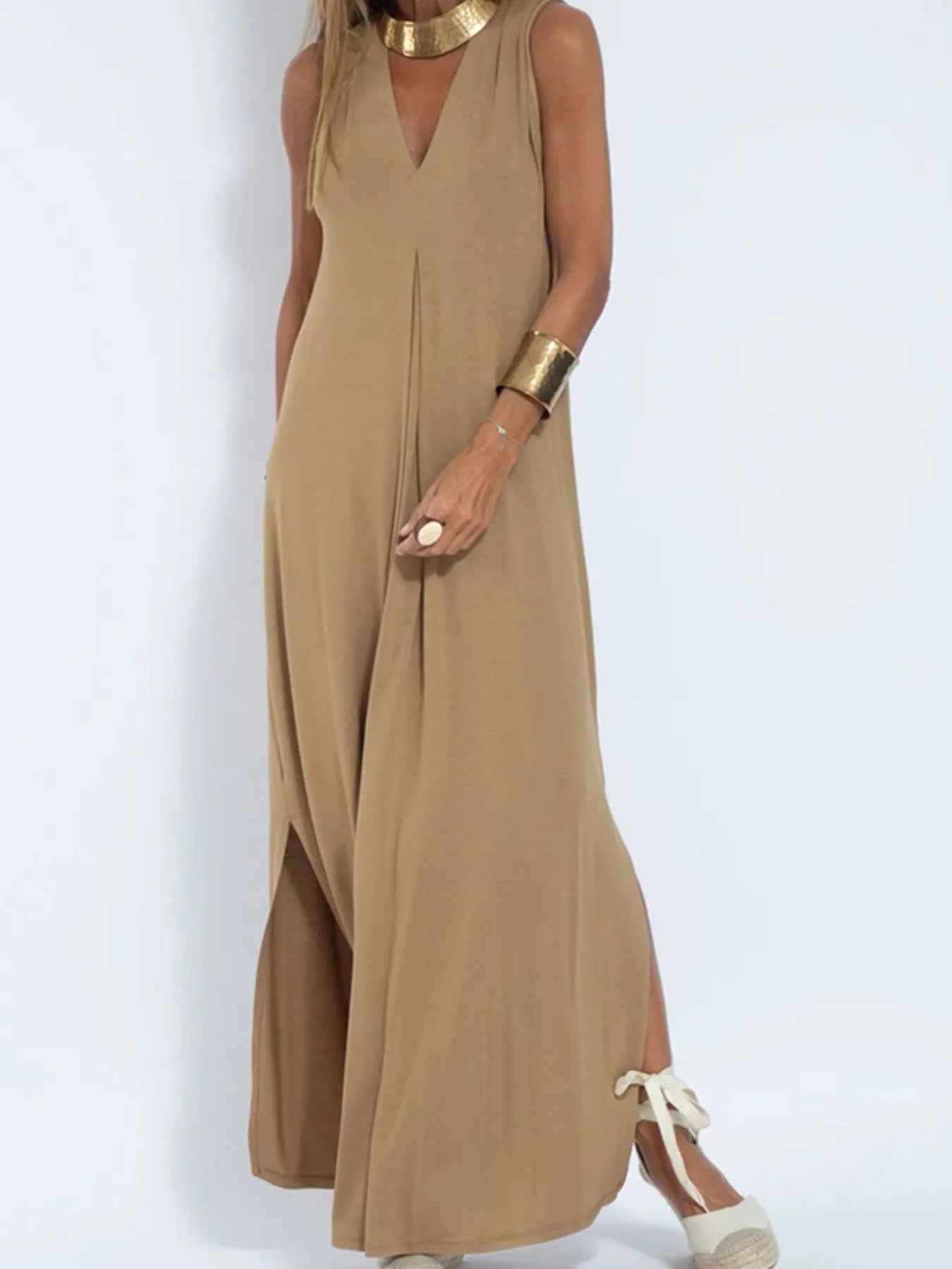 Ariella | V Neck Maxi Dress