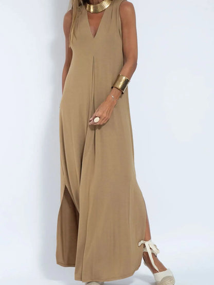 Ariella | V Neck Maxi Dress