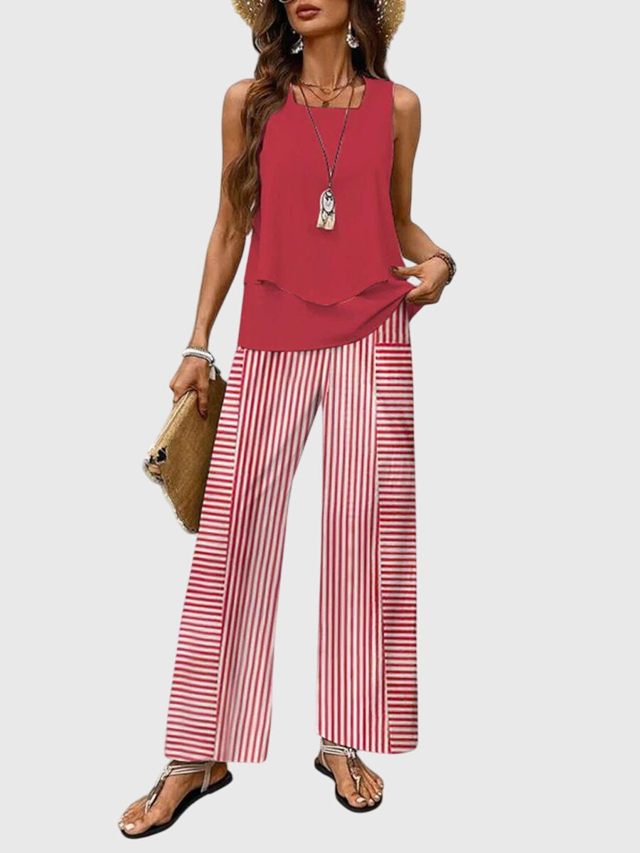 Brenda | Elegant 2-Piece Summer Set