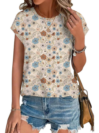 Necie | Chic trykt bluse