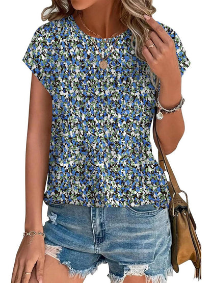 Necie | Chic trykt bluse