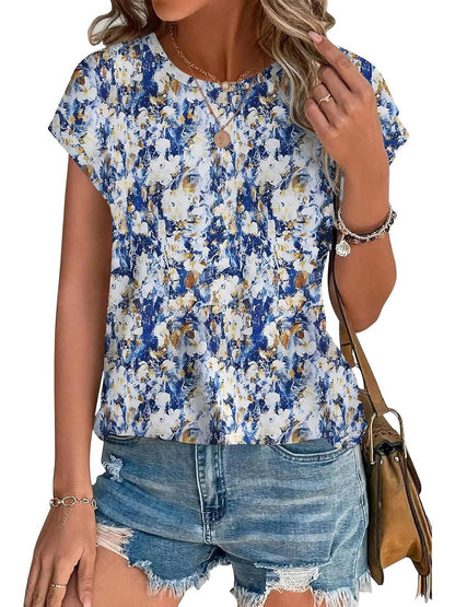 Necie | Chic trykt bluse