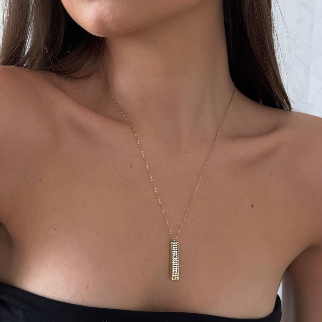 Forever Love Bar Necklace "I Love You"