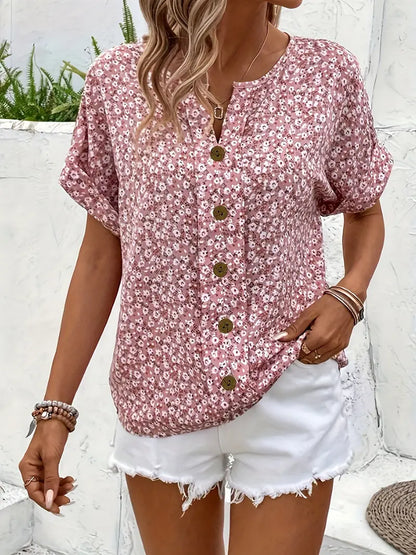 Verna™ | Stilfuld bluse med blomsterprint
