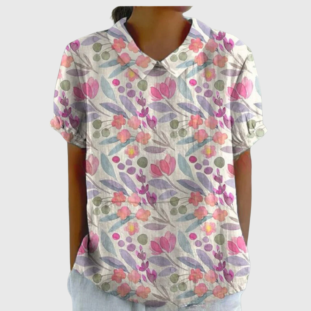 Emma | Blusa Floral para o Dia a Dia