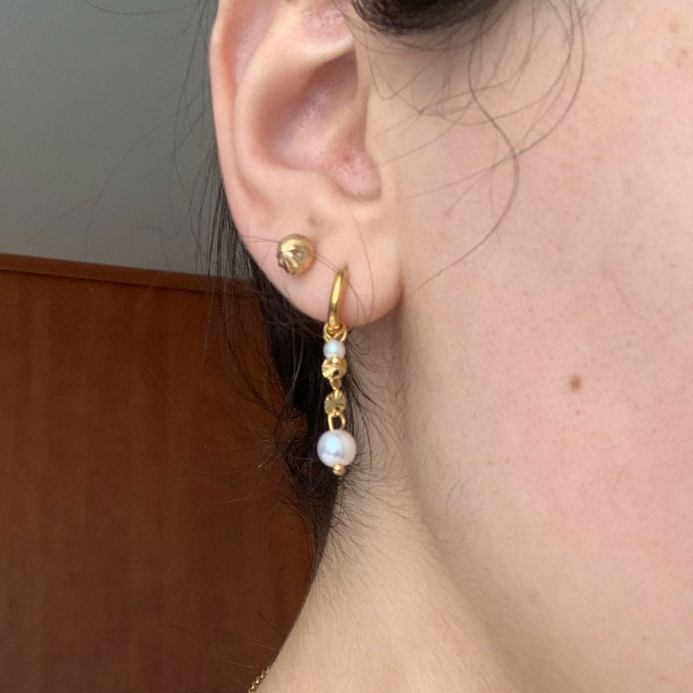 Lyannette | Brincos Sunburst em Ouro 18K