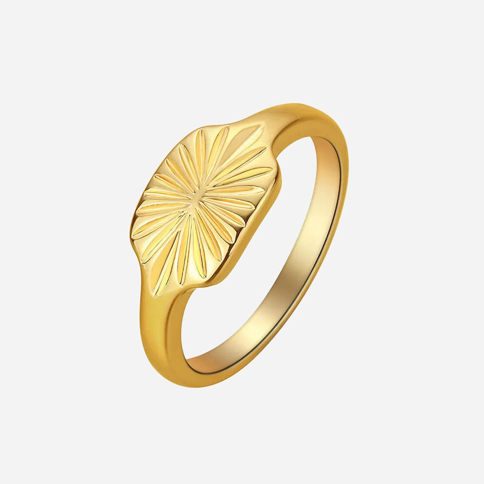 Aurizette | Sunray Ring 18K Guld