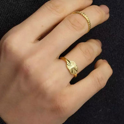 Aurizette | Sunray Ring 18K Guld
