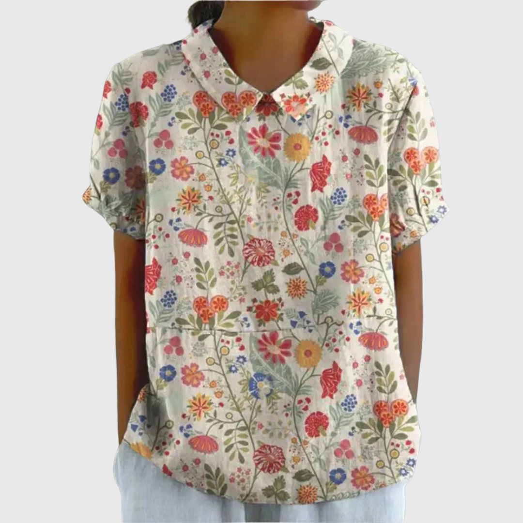 Emma | Blusa Floral para o Dia a Dia