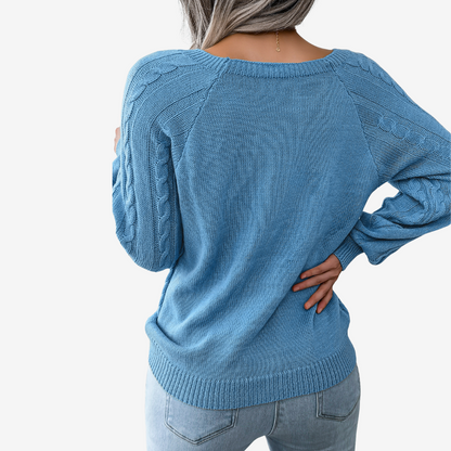 Meli™ Pullover mit Knopfdetail