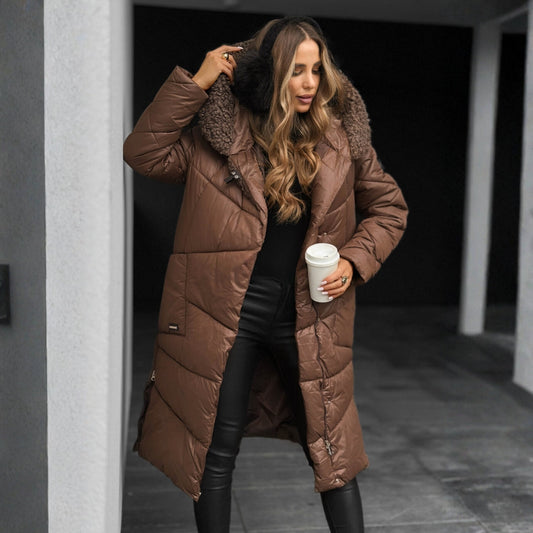Tahlia – Quilted Coat with Hood