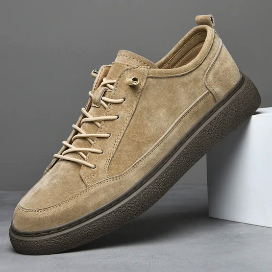 Alan | Stilfuld ruskindssneaker