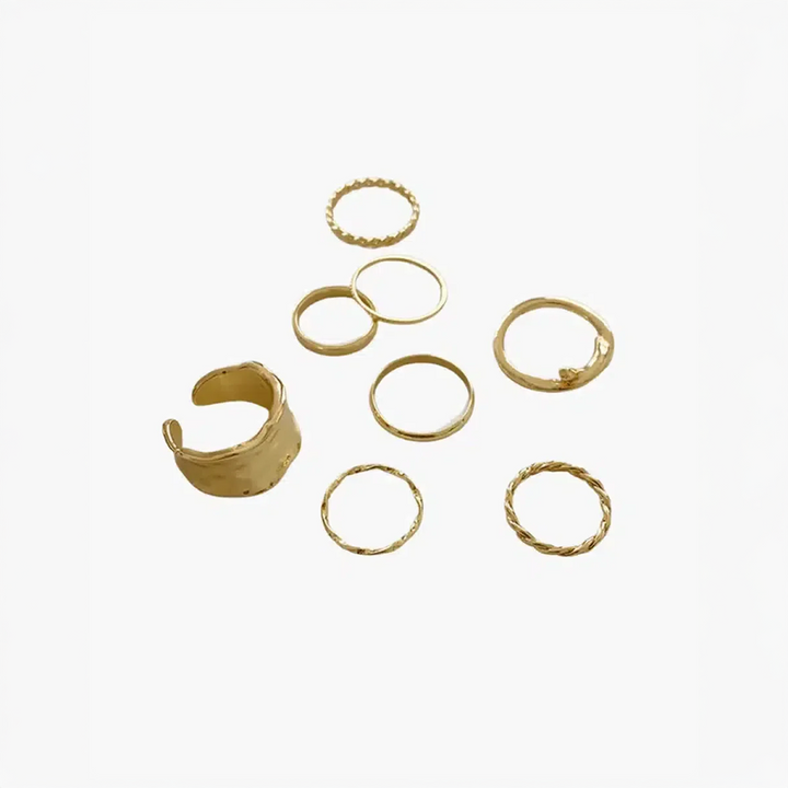 Lorienna | Conjunto de Anéis Minimalistas e Elegantes