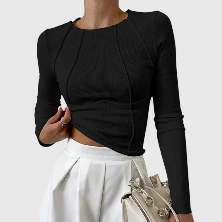 Rozminda | Blusa Confortável de Manga Longa
