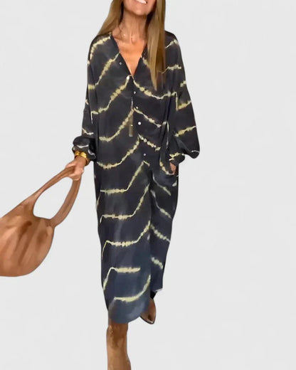 Julia | Striped Maxi Dress