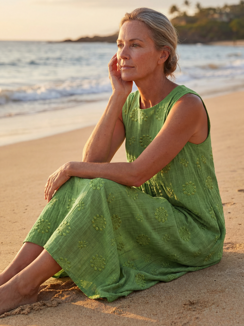 Kapua | Garden Texture Midi-kjole
