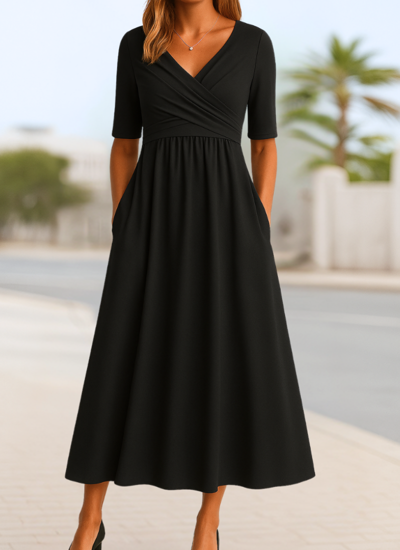 Mila | Stylish Crossover Dress