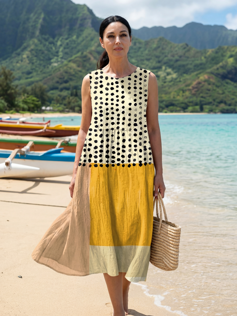 Hugo | Vestido Midi Garden Dot