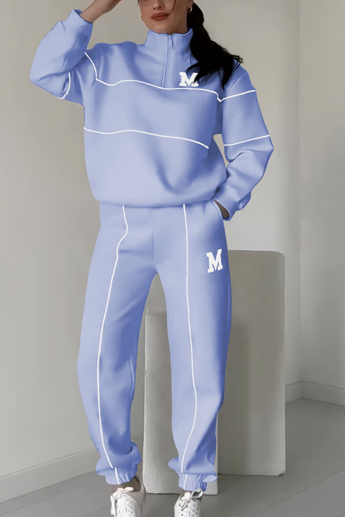Thalynnae | Bequemes Pullover- und Hosen-Set