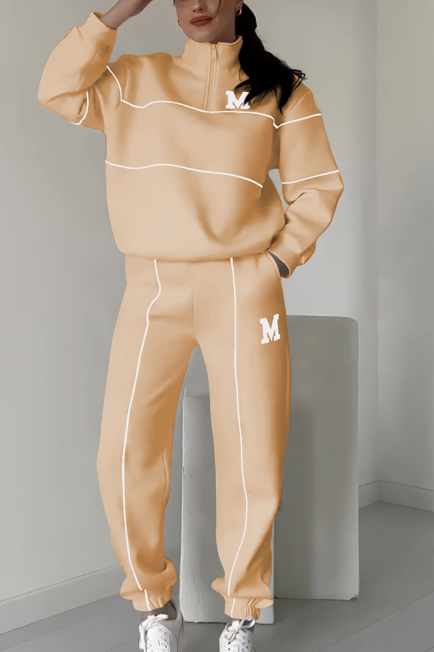 Thalynnae | Bequemes Pullover- und Hosen-Set