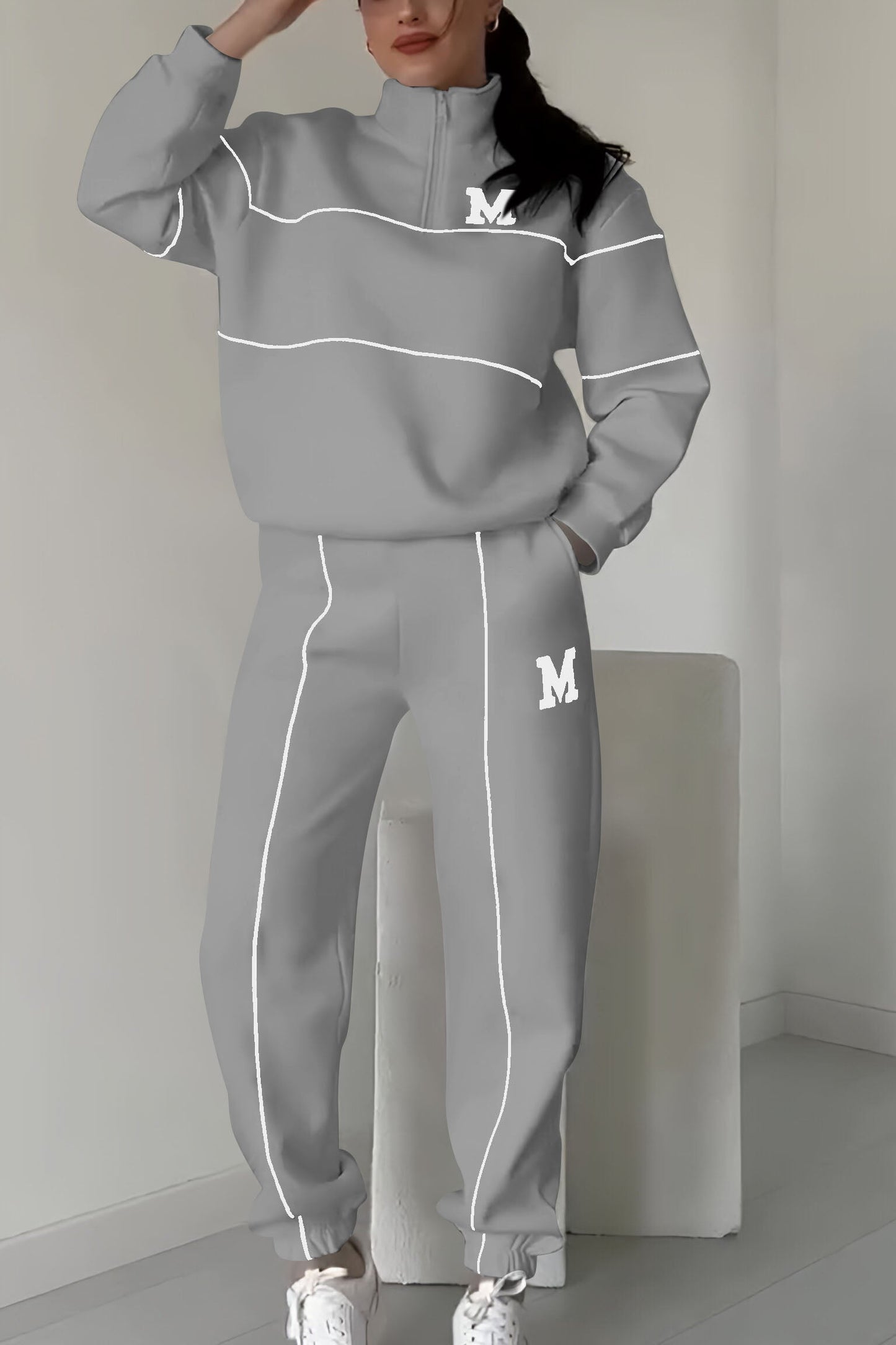 Thalynnae | Bequemes Pullover- und Hosen-Set