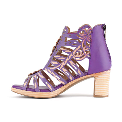 Blooming Vine Romantic Cutout Sandals