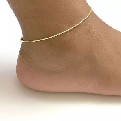 Shanileigh | Pink Ankelkæde 18K Guld