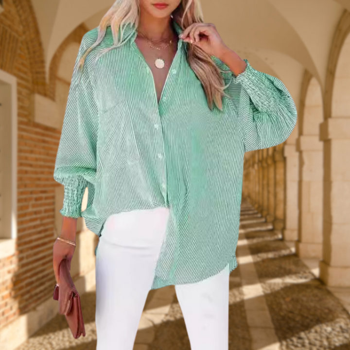 Maude | Camisa Casual de Corte Relaxado para o Dia a Dia
