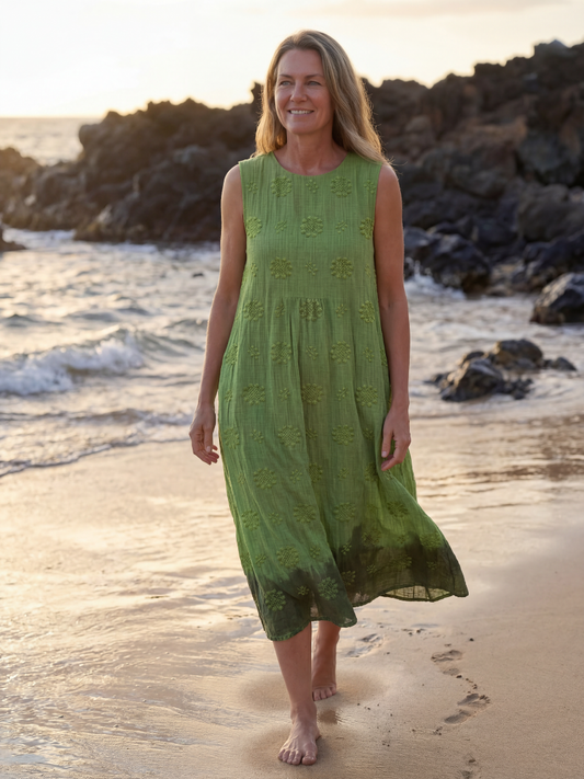 Kapua | Garden Texture Midi-kjole