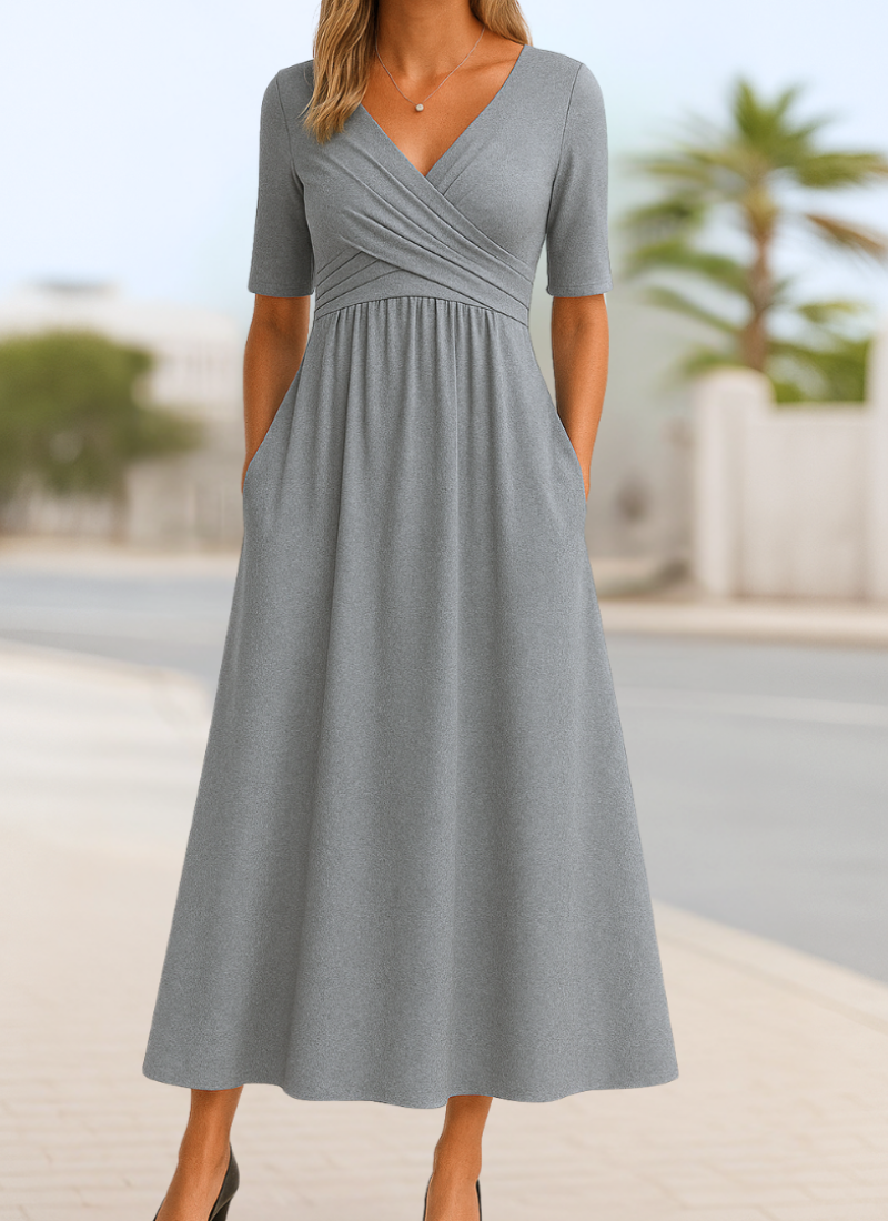 Mila | Stylish Crossover Dress