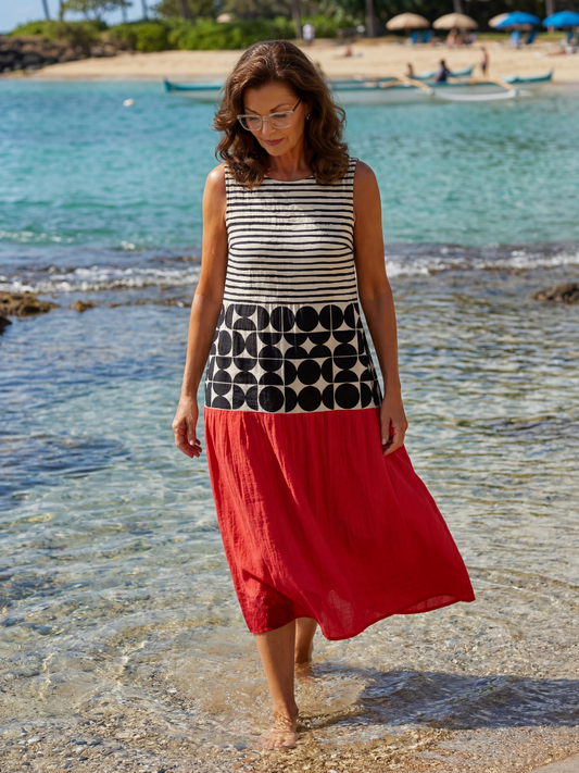 Mabel | Vestido Midi Coast