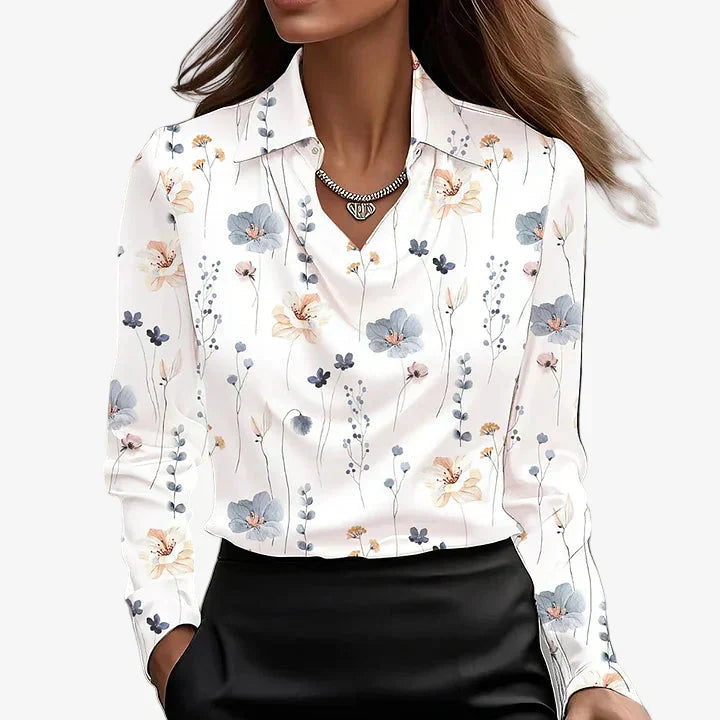 Elira™ Bluse mit Wasserfallausschnitt