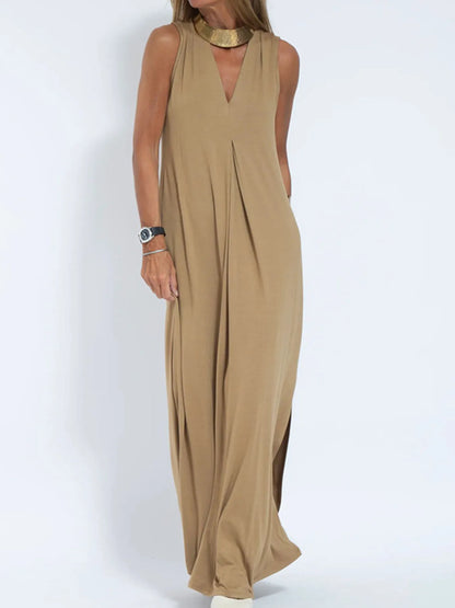 Ariella | V Neck Maxi Dress