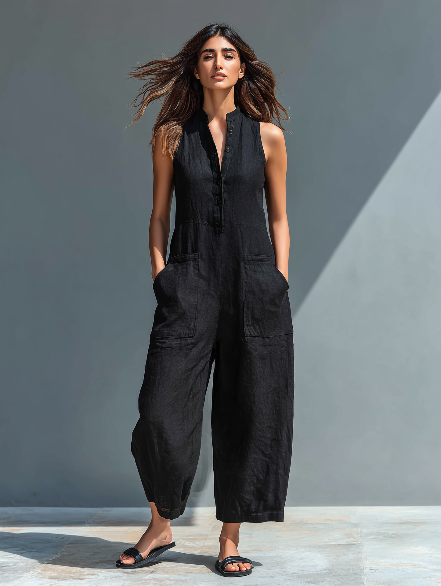 Lucinda | Elegant Ærmeløs Jumpsuit