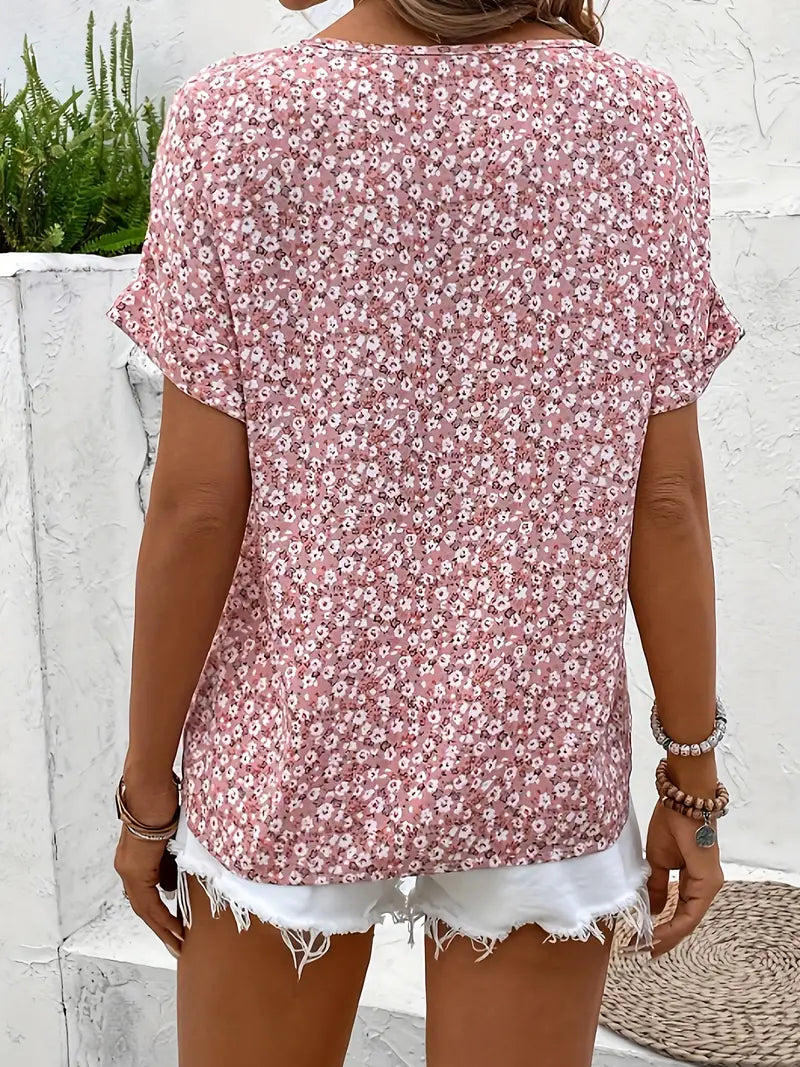 Verna™ | Stilfuld bluse med blomsterprint
