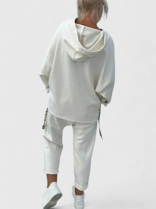 Sally | Conjunto cómodo de sudadera con capucha