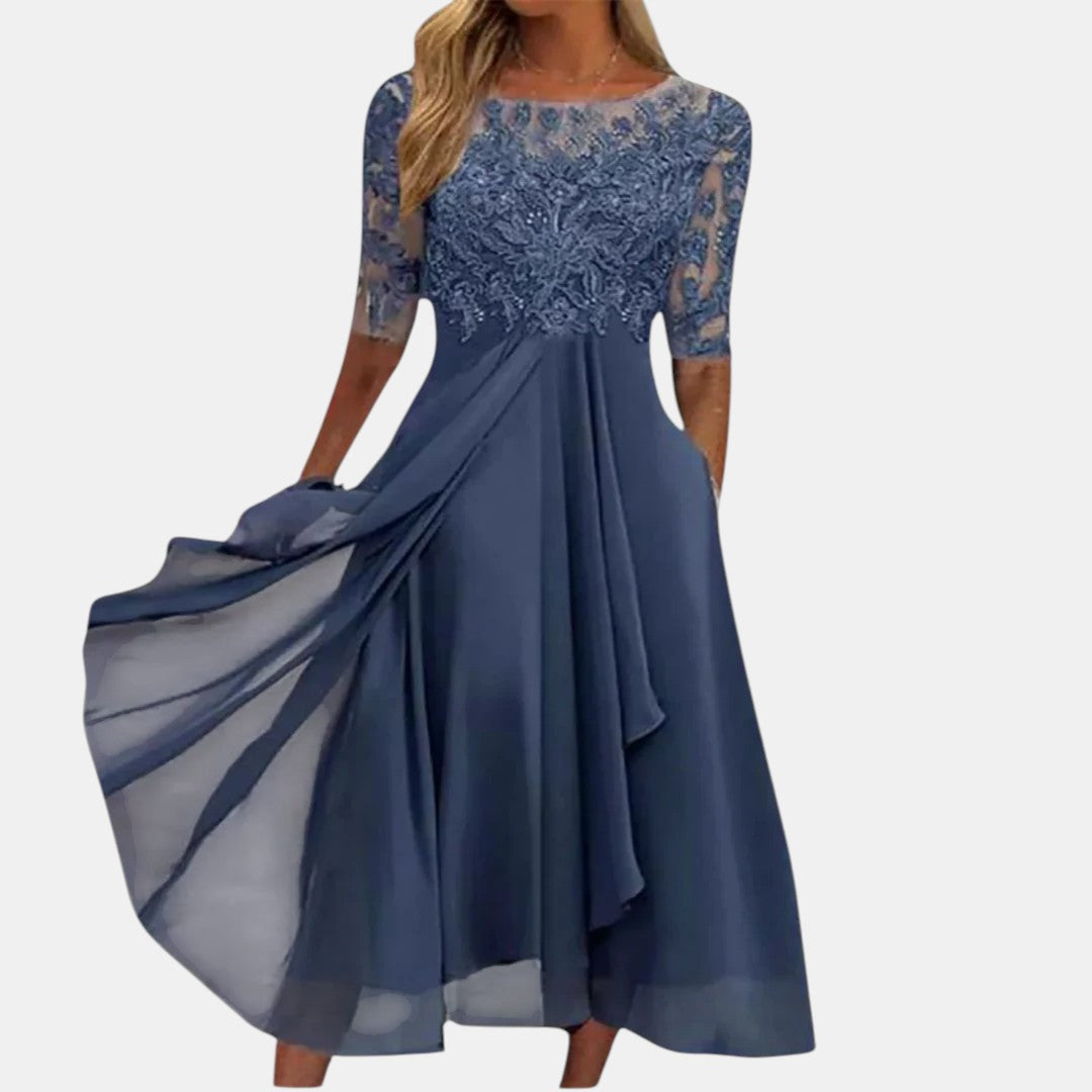 Rhonda | Elegant blondekjole