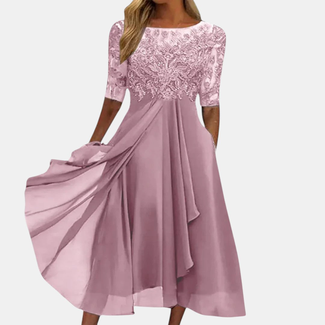 Rhonda | Elegant blondekjole