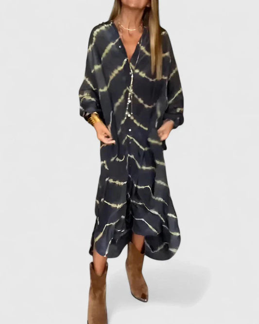 Julia | Striped Maxi Dress